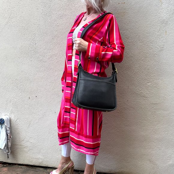 Vintage Coach Black Classic Legacy large shoulder bag - Picture 4 of 13